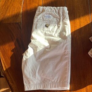 Vineyard Vines Boys Cream Flat Front Shorts